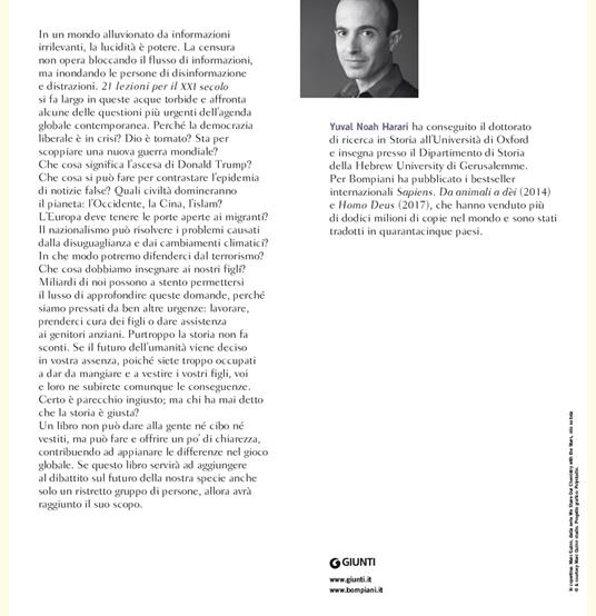 21 lezioni per il XXI secolo - Yuval Noah Harari - 2