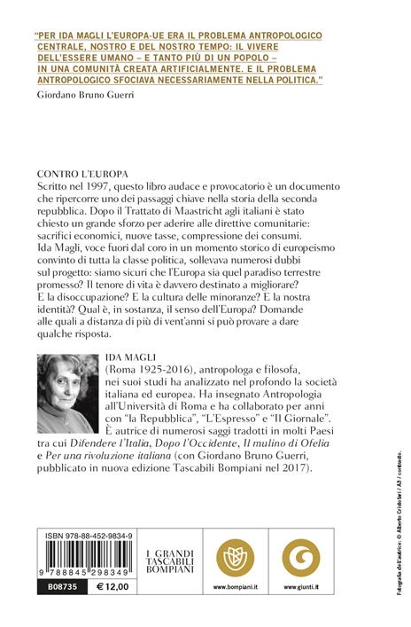 Contro l'Europa - Ida Magli - 2