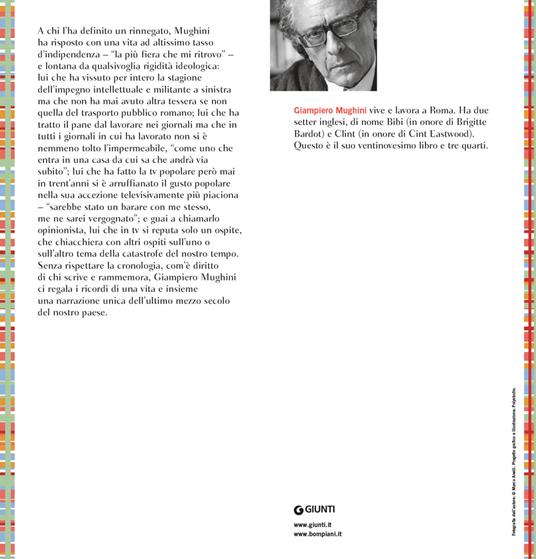 Memorie di un rinnegato - Giampiero Mughini - Libro ...