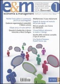 Economia & management. Vol. 1 - copertina