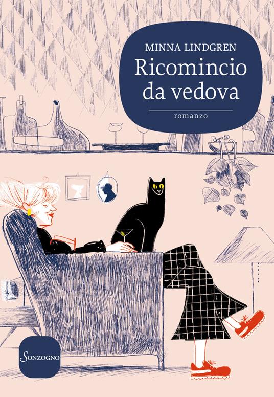 Ricomincio da vedova - Minna Lindgren - copertina