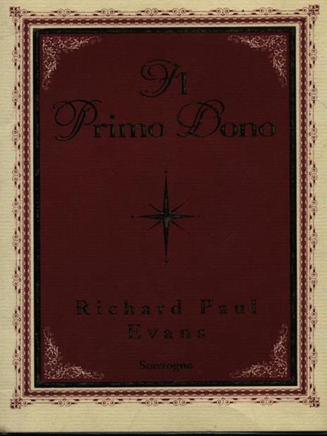 Il primo dono - Richard P. Evans - copertina