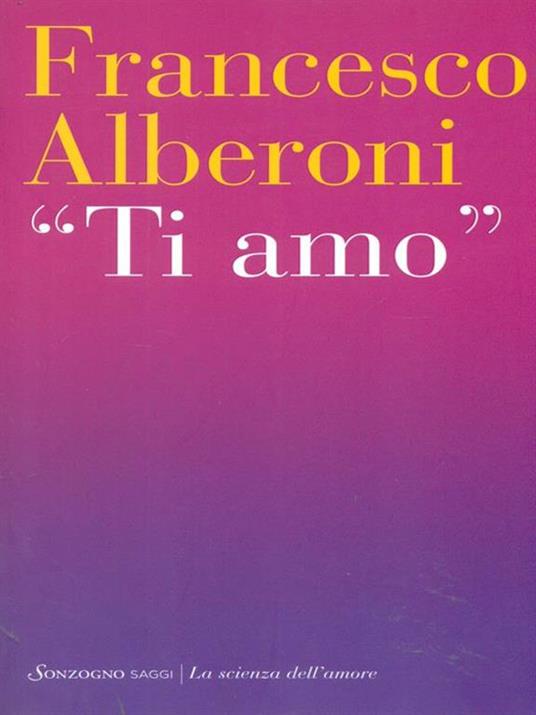 Ti amo - Francesco Alberoni - copertina