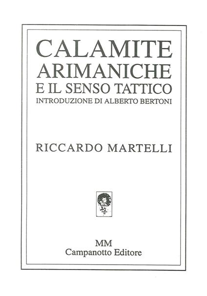 Calamite arimaniche e il senso tattico - Riccardo Martelli - copertina
