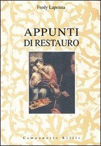 Appunti di restauro - Fredy Lapenna - copertina