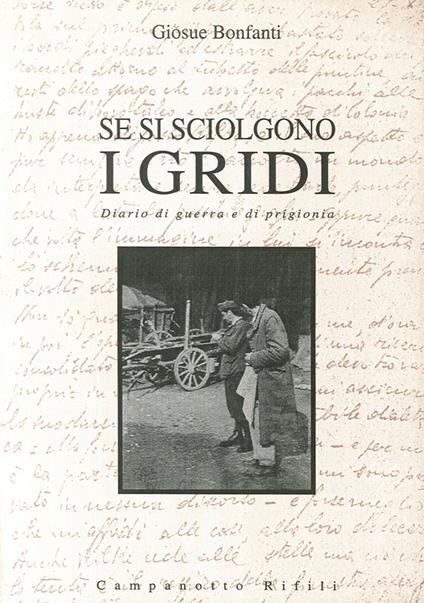 Se si sciolgono i gridi - Giosuè Bonfanti - copertina