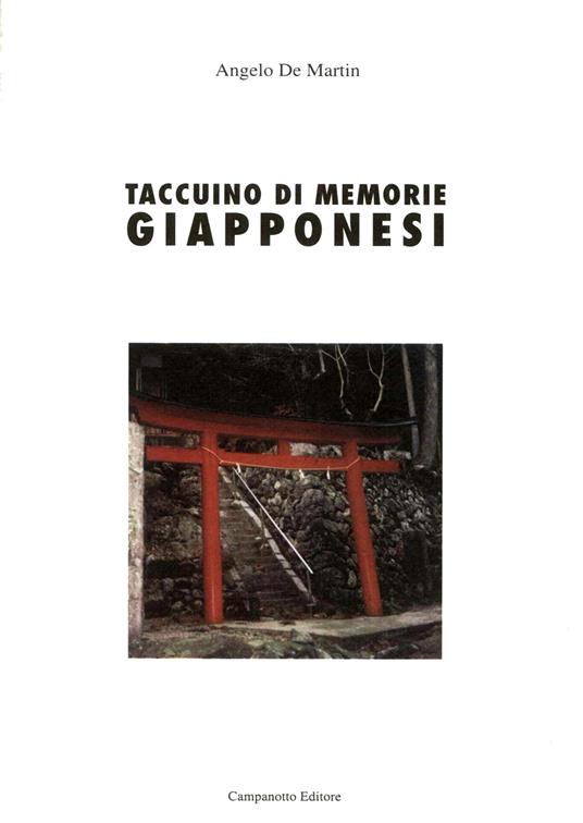 Taccuino di memorie giapponesi - Angelo De Martin - copertina