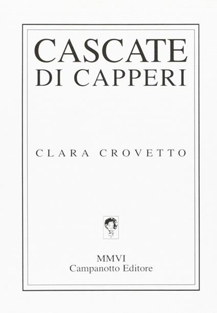 Cascate di capperi - Clara Crovetto - copertina