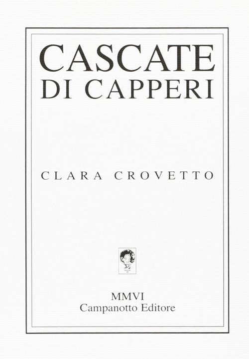 Cascate di capperi - Clara Crovetto - copertina