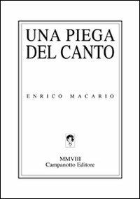 Una piega del canto - Enrico Macario - copertina