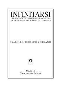 Infinitarsi - Isabella Tedesco Vergano - copertina