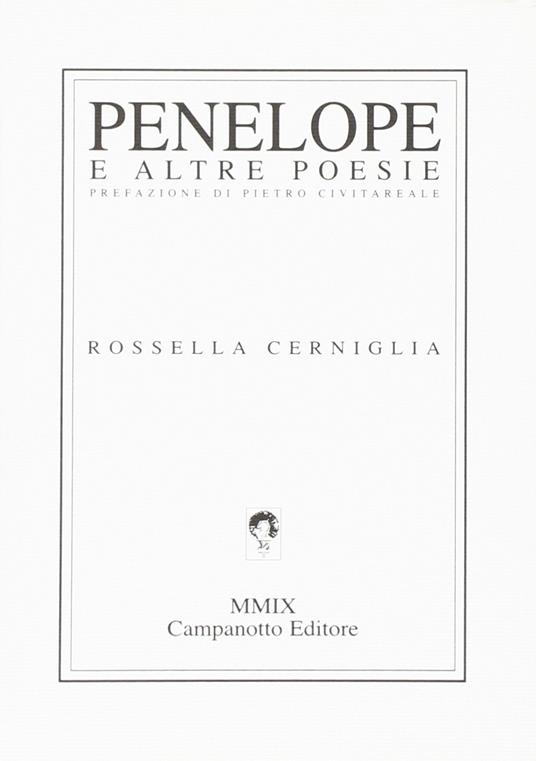 Penelope e altre poesie - Rossella Cerniglia - copertina