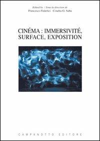 Cinéma. Immersivité, surface, exposition - copertina