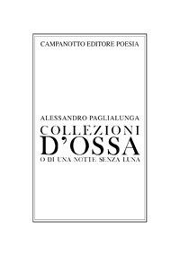 Collezioni d'ossa o di una notte senza luna - Alessandro Paglialunga - copertina