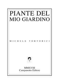Piante del mio giardino - Michele Tortorici - copertina