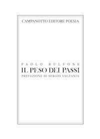 Il peso dei passi - Paolo Bulfone - copertina