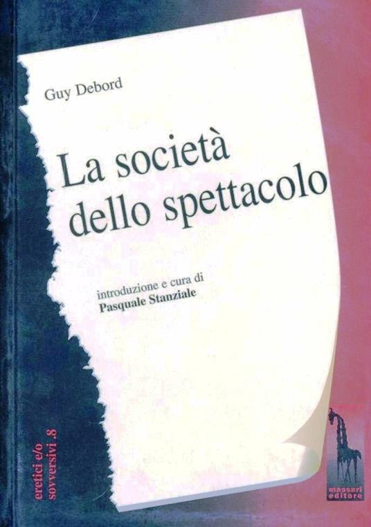 La società dello spettacolo - Guy Debord - copertina