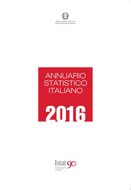Annuario statistico italiano 2016 - Istat - copertina