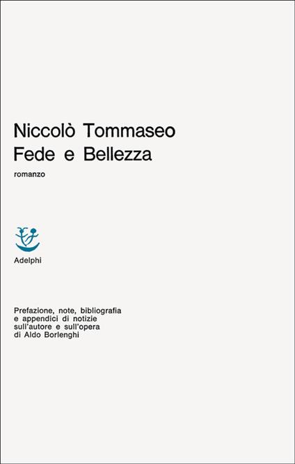 Fede e bellezza - Niccolò Tommaseo - copertina