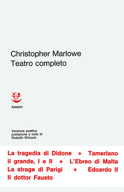 Teatro completo - Christopher Marlowe - copertina