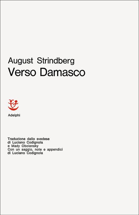 Verso Damasco. I-III - August Strindberg - copertina