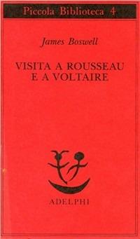 Visita a Rousseau e a Voltaire - James Boswell - copertina