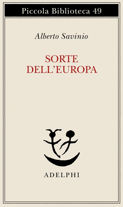 Sorte dell'Europa - Alberto Savinio - copertina