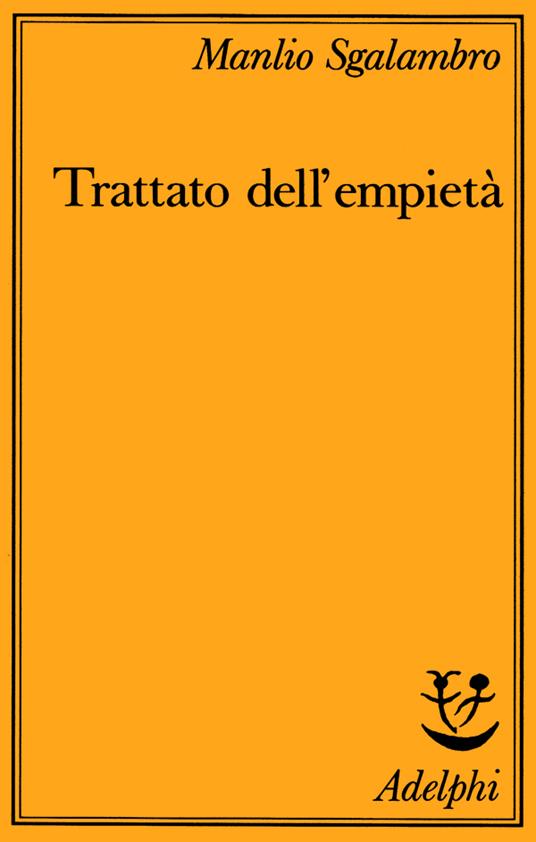 Il trattato dell'empietà - Manlio Sgalambro - copertina