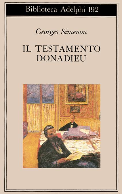 Il testamento Donadieu - Georges Simenon - copertina