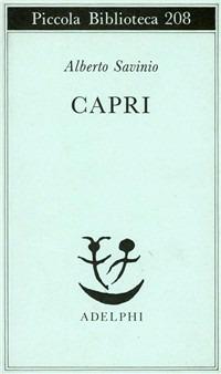 Capri - Alberto Savinio - copertina
