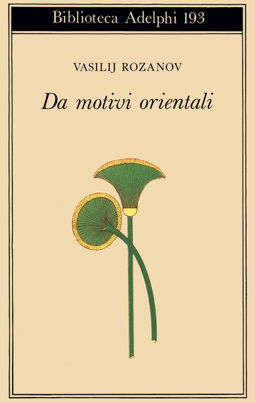 Da motivi orientali - Vasilij Rozanov - copertina