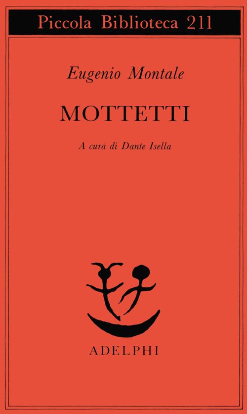 Mottetti - Eugenio Montale - copertina