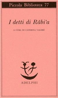 I detti di Rabi'a - copertina