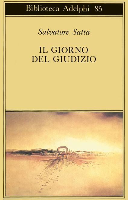 Il giorno del giudizio - Salvatore Satta - copertina
