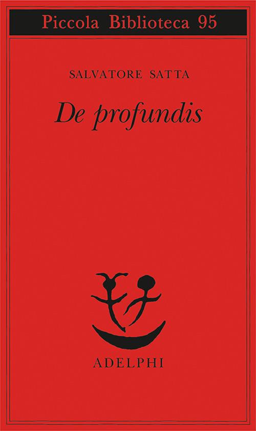 De profundis - Salvatore Satta - copertina