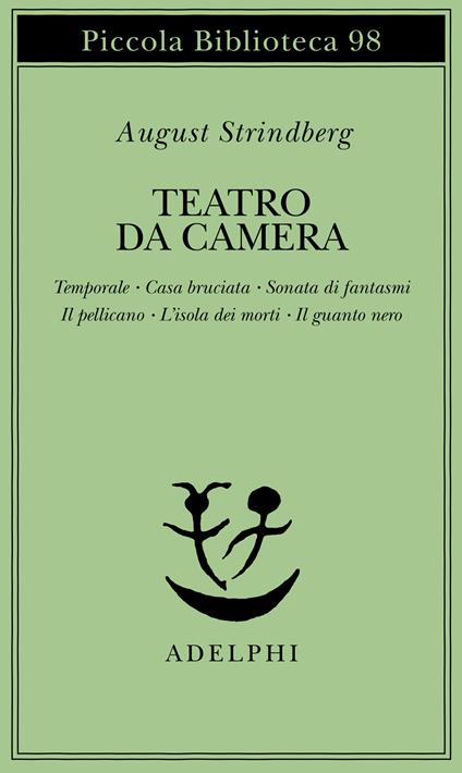 Teatro da camera. Temporale-Casa bruciata-Sonata di fantasmi-Il pellicano-L'isola dei morti-Il guanto nero - August Strindberg - copertina