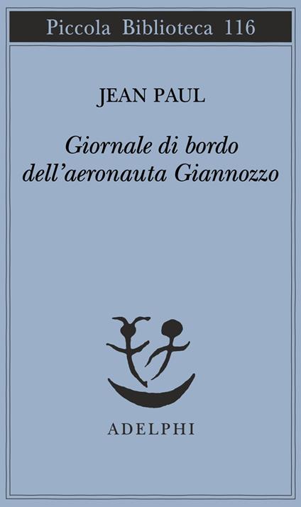 Giornale di bordo dell'aeronauta Giannozzo - Jean Paul - copertina