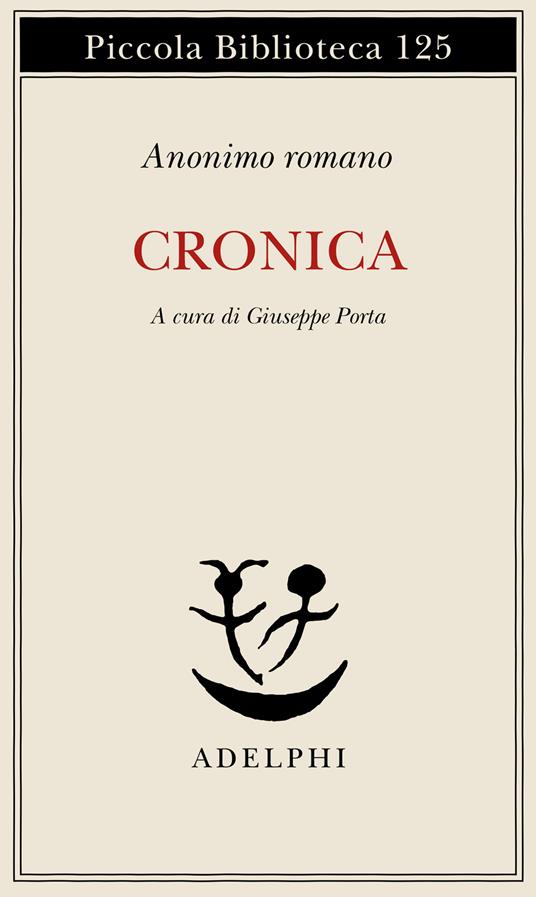Cronica - Anonimo romano - copertina