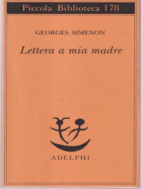 Lettera a mia madre - Georges Simenon - copertina