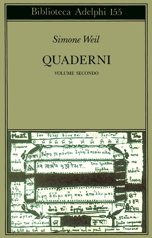 Quaderni. Vol. 2 - Simone Weil - copertina