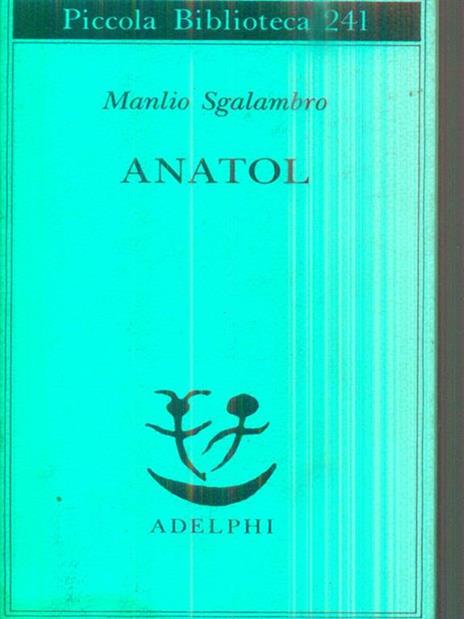 Anatol - Manlio Sgalambro - copertina