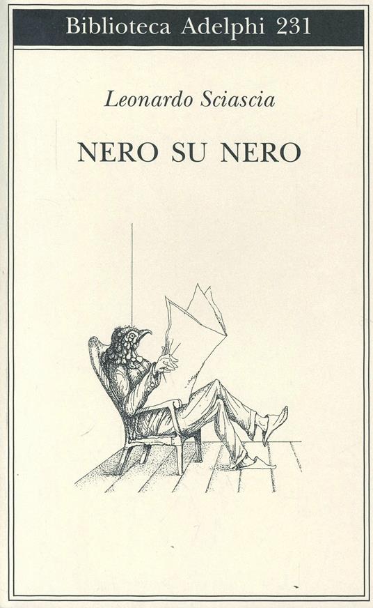 Nero su nero - Leonardo Sciascia - copertina
