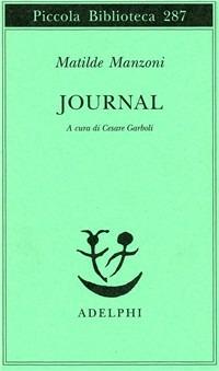 Journal - Matilde Manzoni - copertina
