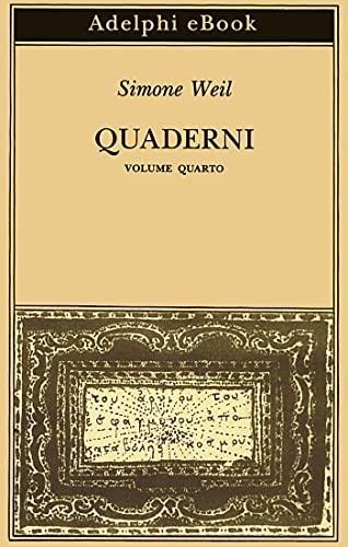 Quaderni. Vol. 4 - Simone Weil - copertina