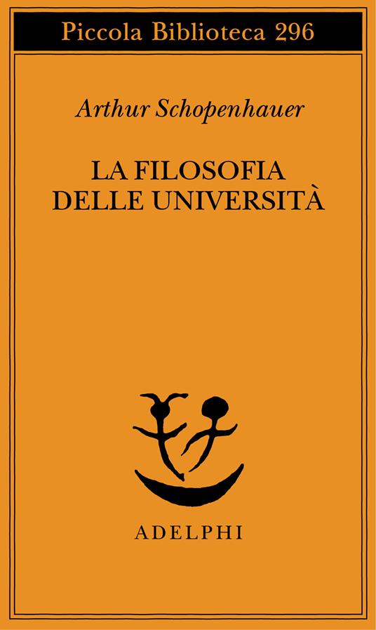 La filosofia delle università - Arthur Schopenhauer - copertina