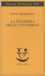 La filosofia delle università