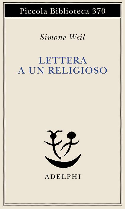 Lettera a un religioso - Simone Weil - copertina
