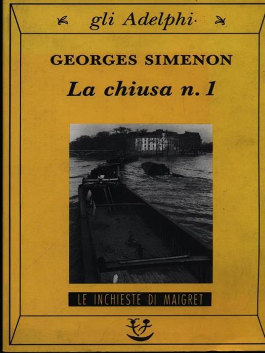 La chiusa n. 1 - Georges Simenon - copertina