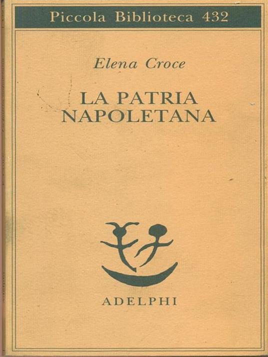 La patria napoletana - Elena Croce - copertina