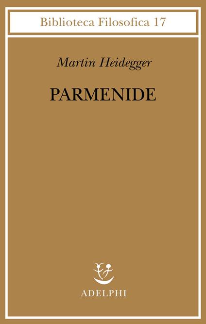 Parmenide - Martin Heidegger - copertina